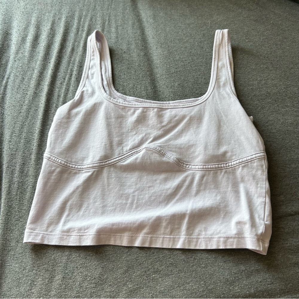 PINK light purple corset tank top